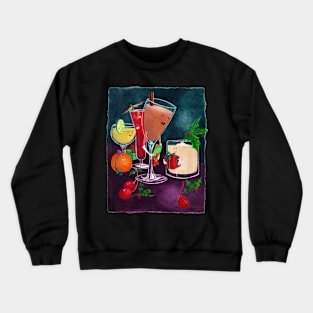 Festive Drinks Crewneck Sweatshirt